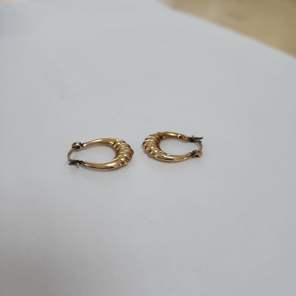 ARRACADAS PAR ORO 10 K 1.8 GRMS (SEMINUEVO)