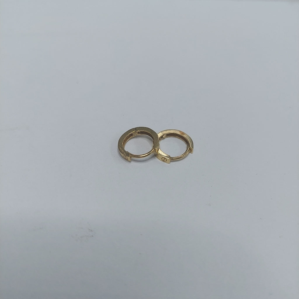 ARRACADAS PAR ORO 14 K 1.1 GRMS (SEMINUEVO)