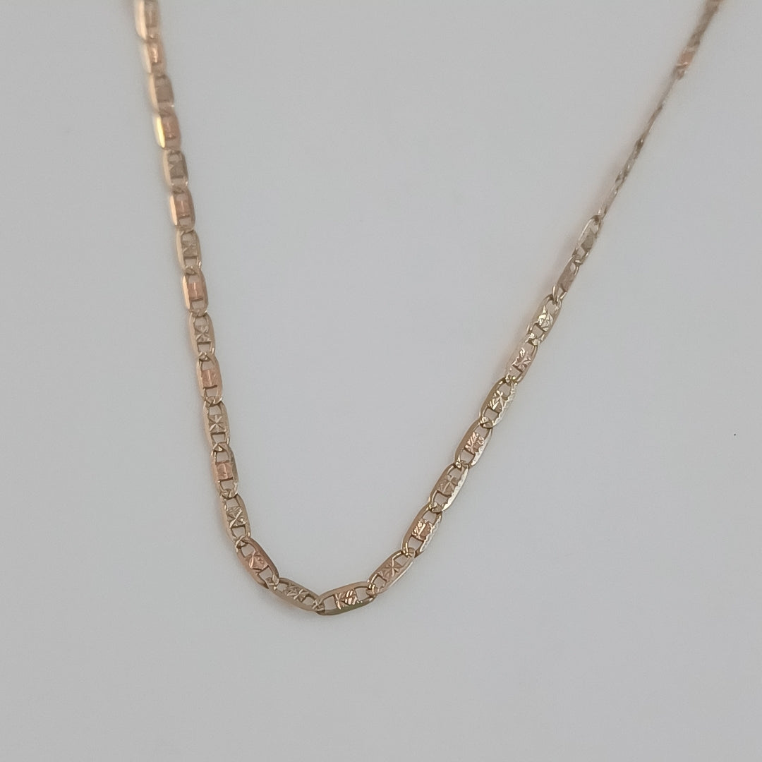 CADENA ORO COMBINADO 10 K 2.2 GRMS (SEMINUEVO)