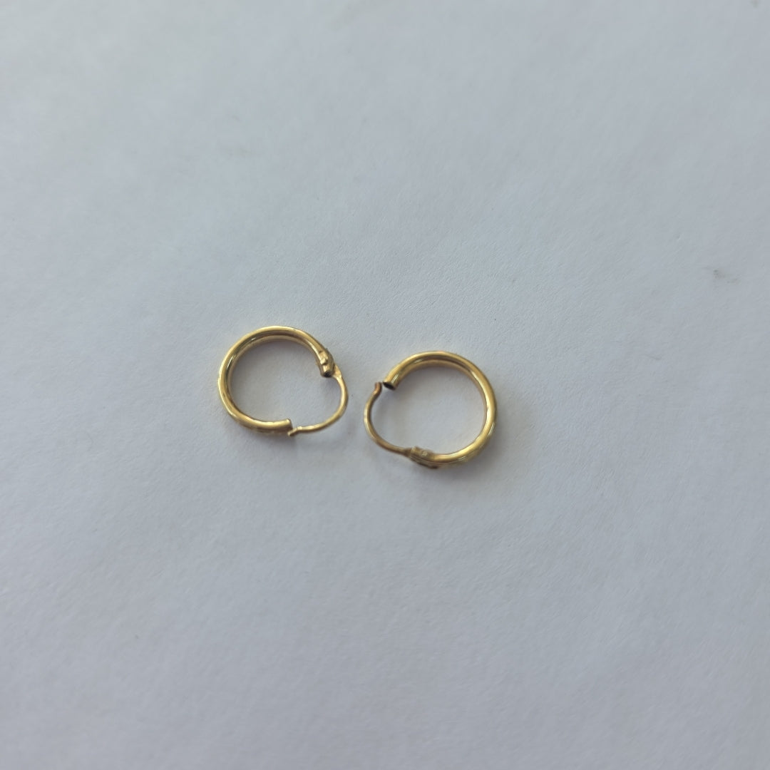 ARRACADAS PAR ORO 10 K 0.7 GRMS (SEMINUEVO)