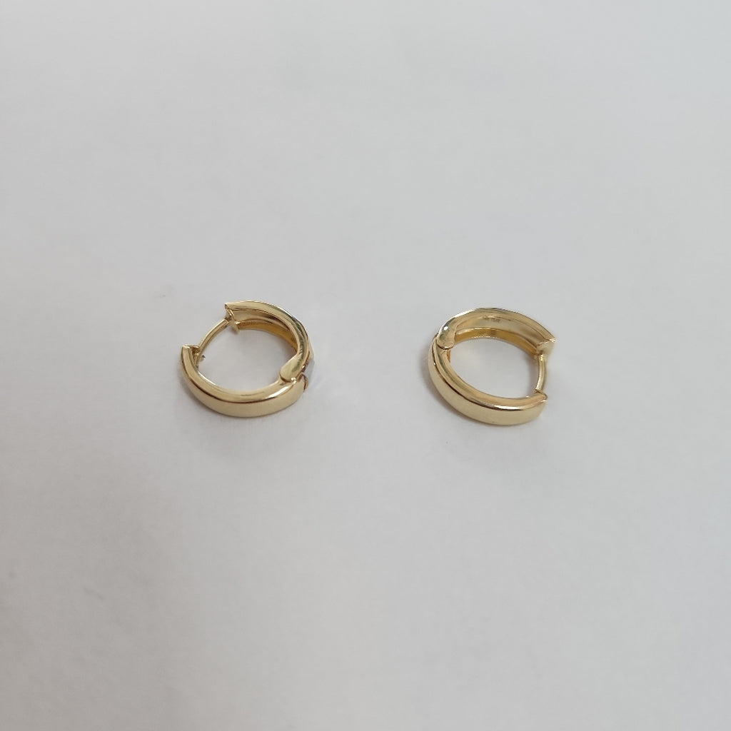 ARRACADAS PAR ORO COMBINADO 14 K 1 GRMS (SEMINUEVO)