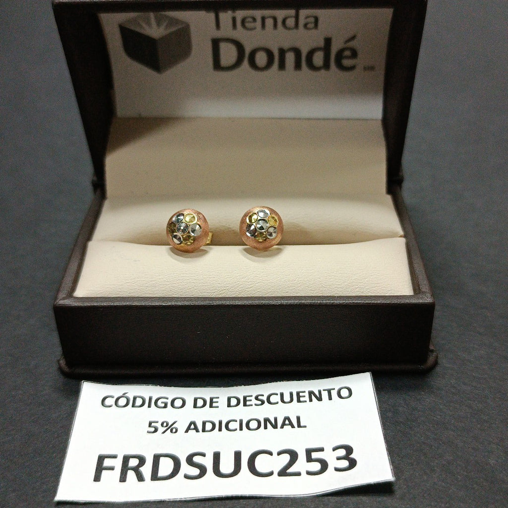 BROQUELES PAR ORO 10 K 1,50 GRMS (SEMINUEVO)