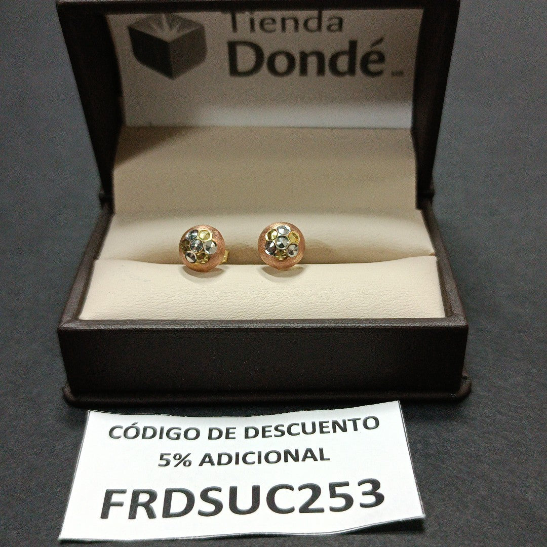 BROQUELES PAR ORO 10 K 1,50 GRMS (SEMINUEVO)