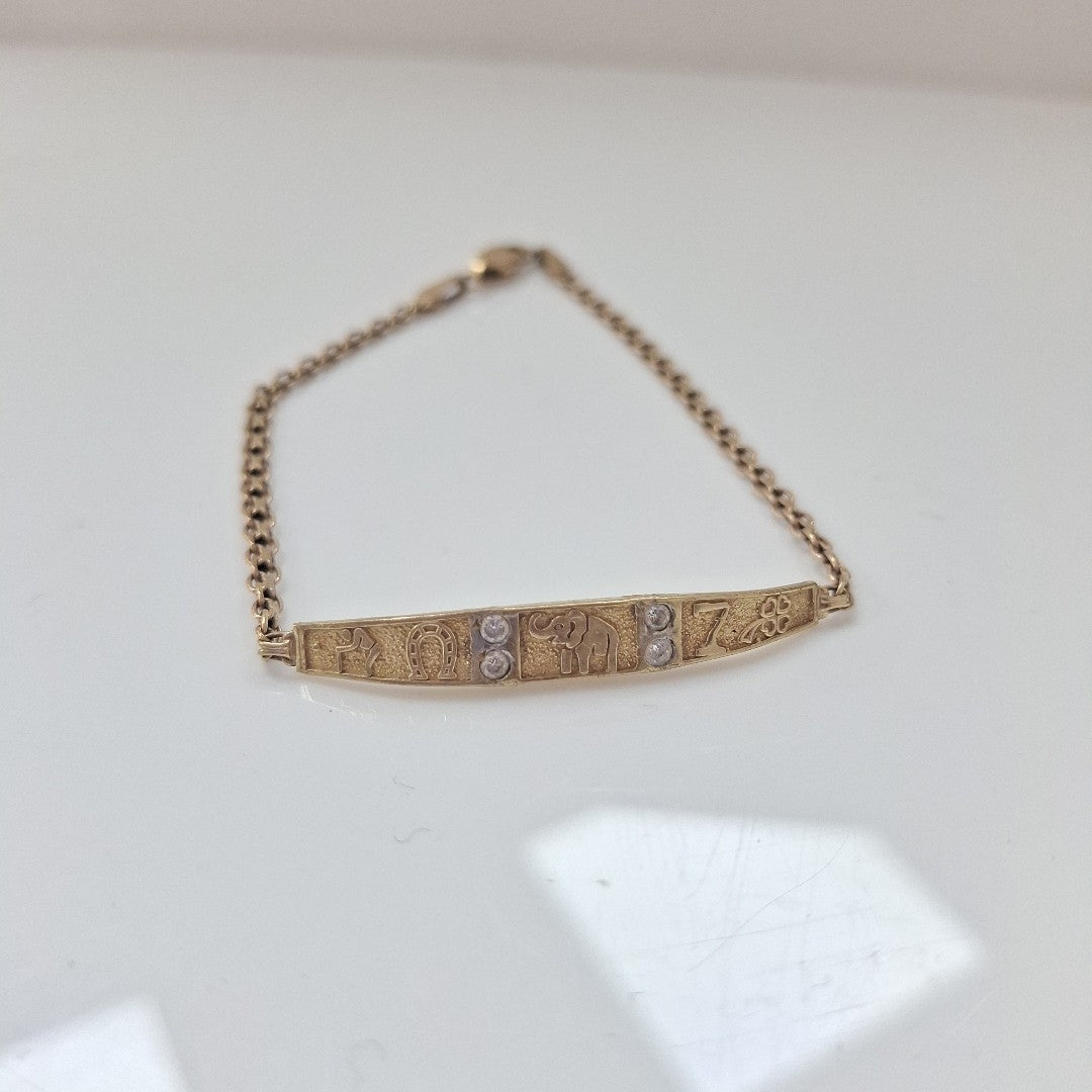 ESCLAVA ORO 10 K 3 GRMS (SEMINUEVO)