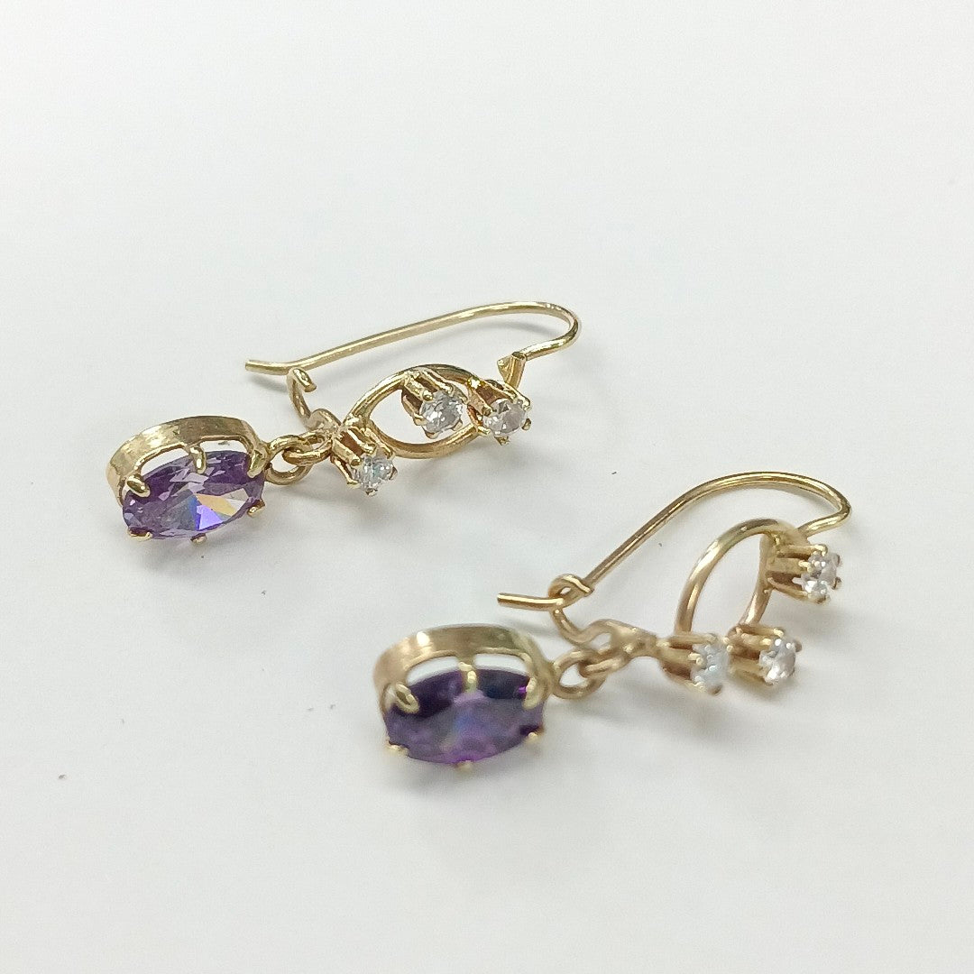 ARETES PAR ORO 10 K 2.1 GRMS (SEMINUEVO)