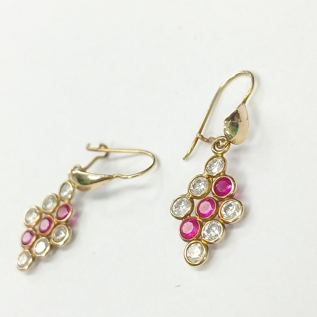 ARETES PAR ORO 14 K 1.7 GRMS (SEMINUEVO)