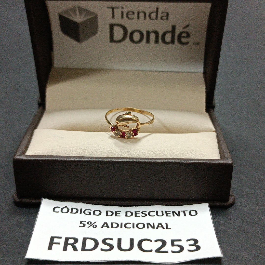 ANILLITO ORO 14 K 1.3 GRMS (SEMINUEVO)