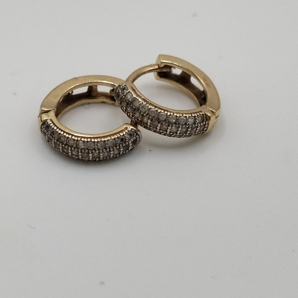ARRACADAS PAR ORO 14 K 2 GRMS (SEMINUEVO)