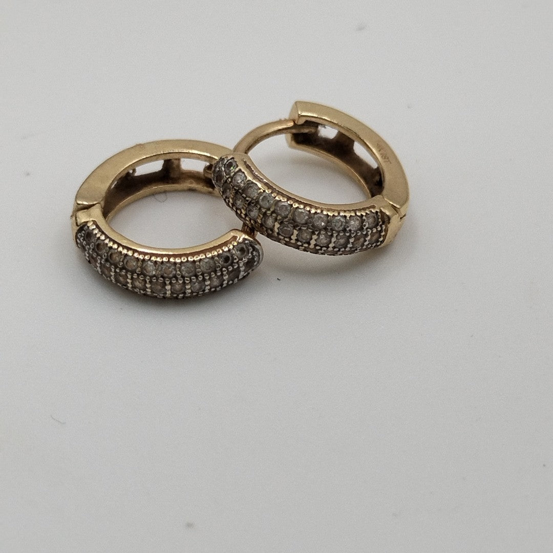 ARRACADAS PAR ORO 14 K 2 GRMS (SEMINUEVO)