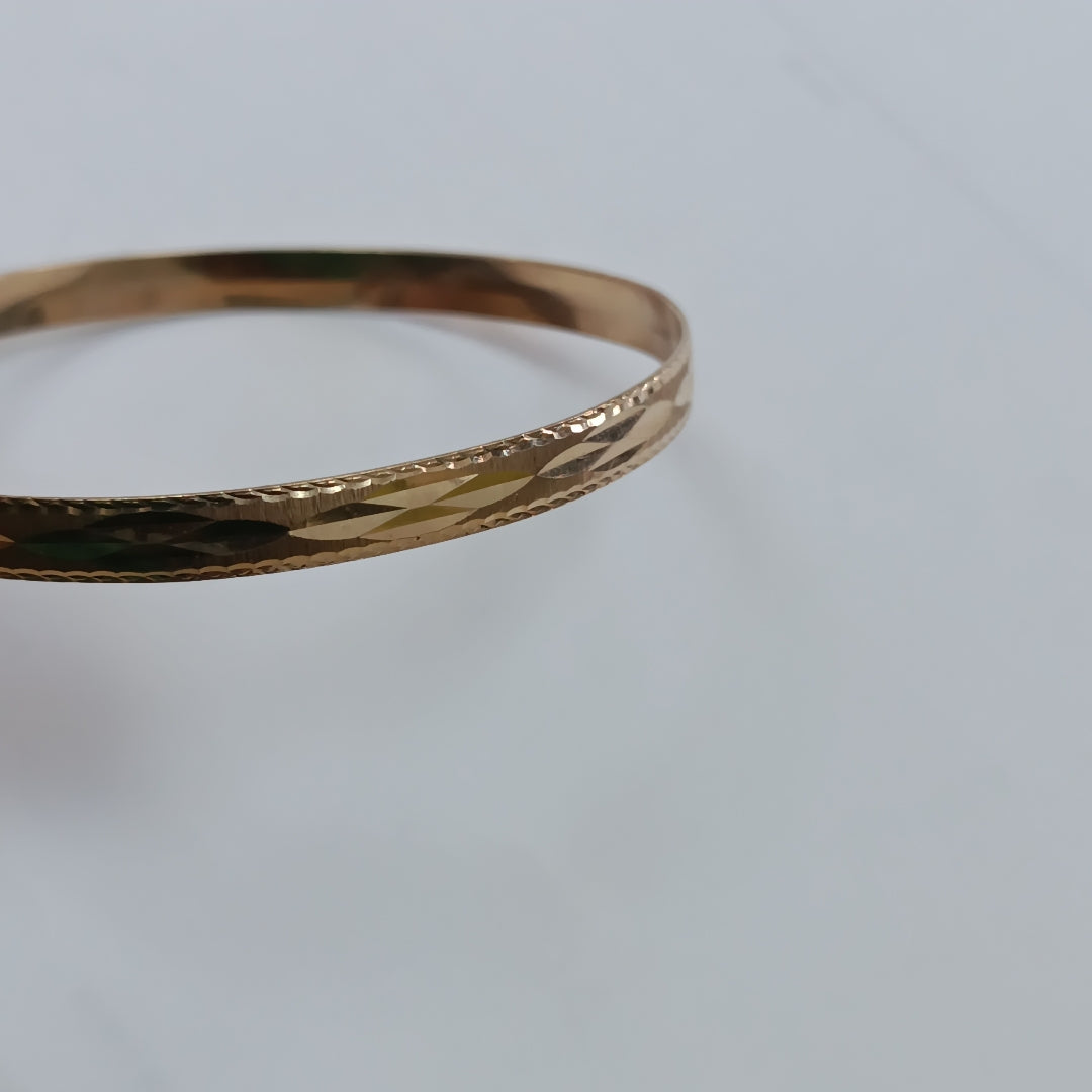 PULSERA RIGIDA ORO 14 K 8,00 GRMS (SEMINUEVO)