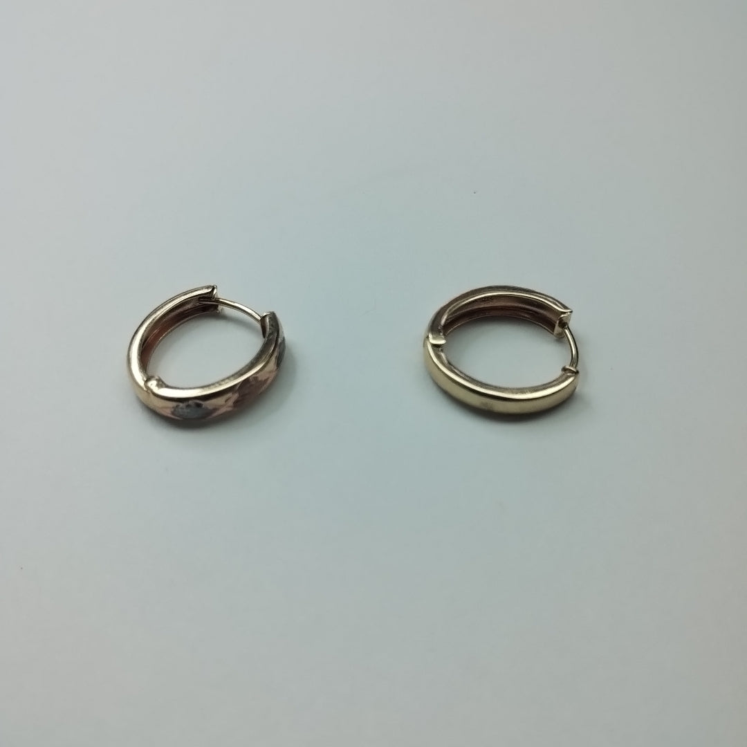 ARRACADAS PAR ORO 14 K 1.8 GRMS (SEMINUEVO)