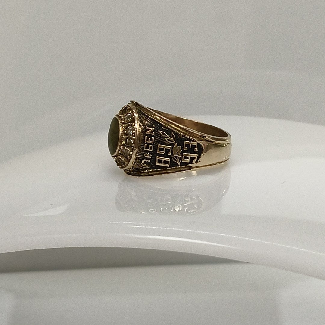 ANILLO DE GRADUACIÓN ORO 8 K 11.3 GRMS (SEMINUEVO)