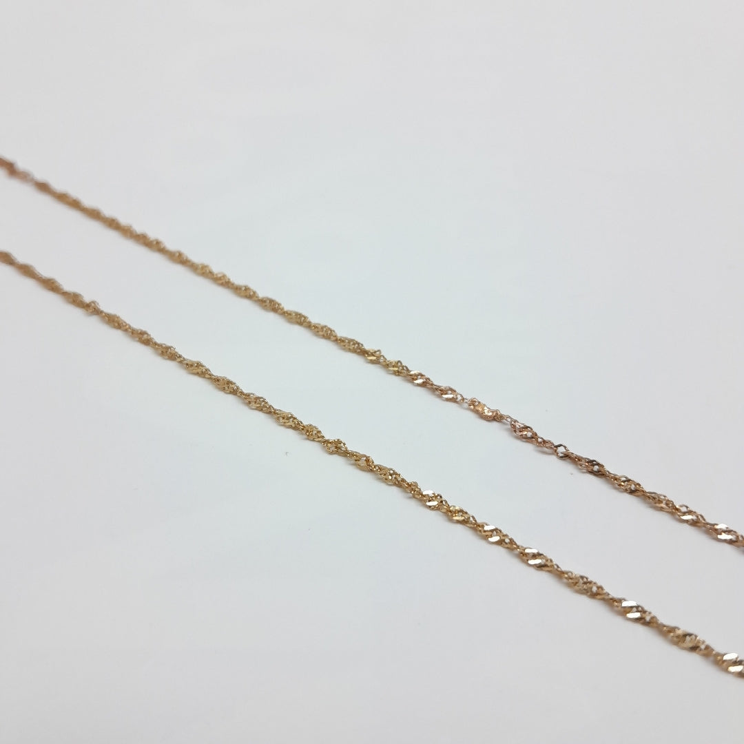 CADENA ORO 10 K 1,10 GRMS (SEMINUEVO)