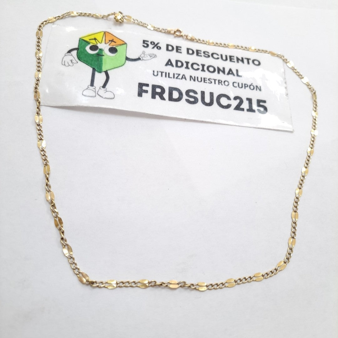 CADENA ORO 10 K 2.1 GRMS (SEMINUEVO)