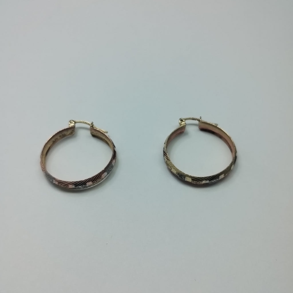 ARRACADAS PAR ORO 14 K 2.5 GRMS (SEMINUEVO)