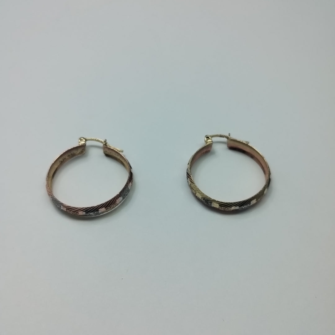 ARRACADAS PAR ORO 14 K 2.5 GRMS (SEMINUEVO)