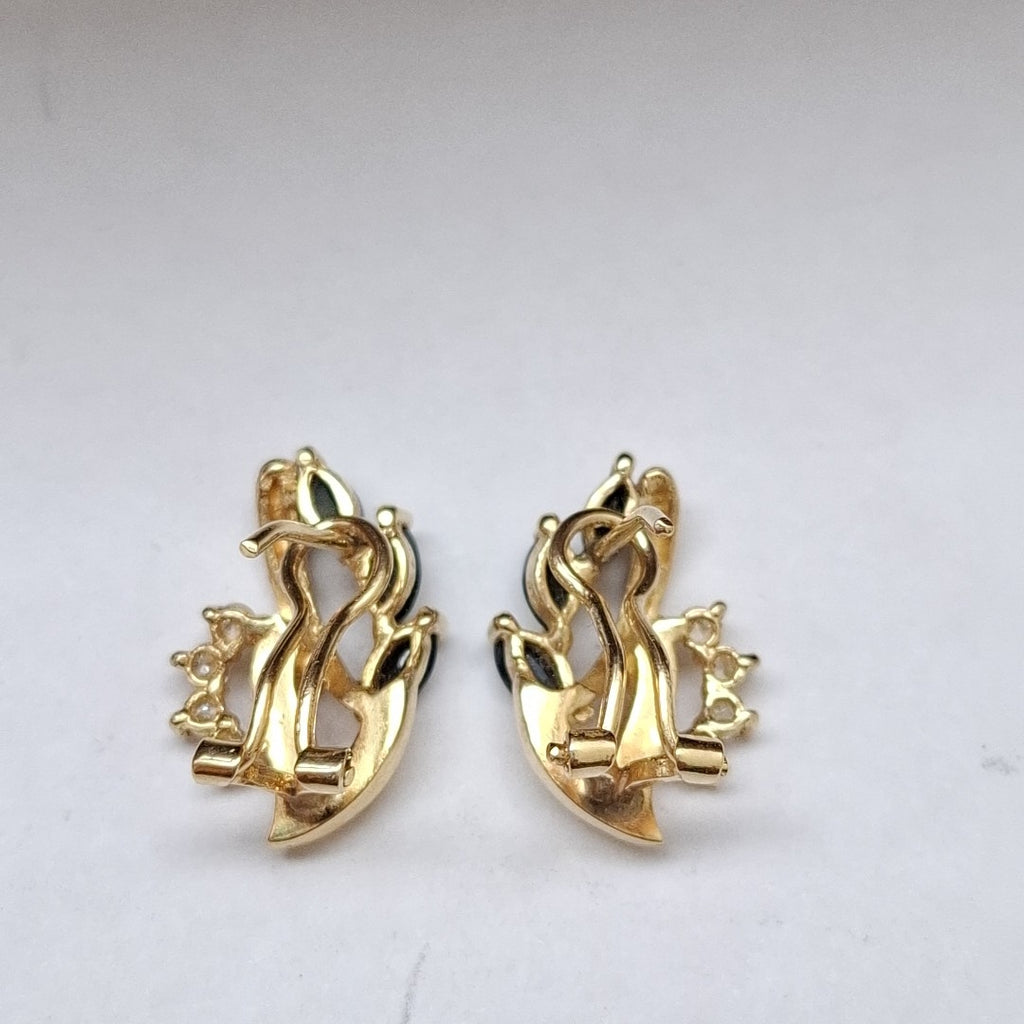 ARETES PAR ORO 14 K 5.4 GRMS (SEMINUEVO)