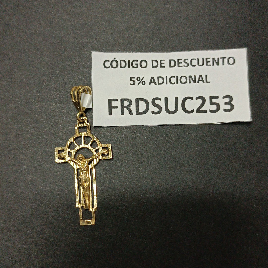 CRUCIFIJO ORO 14 K 3,00 GRMS (SEMINUEVO)