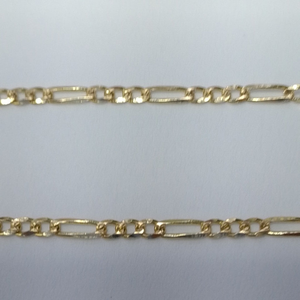 CADENAS 3X1 ORO 14K 55 CM 3.7 GR (NUEVO)