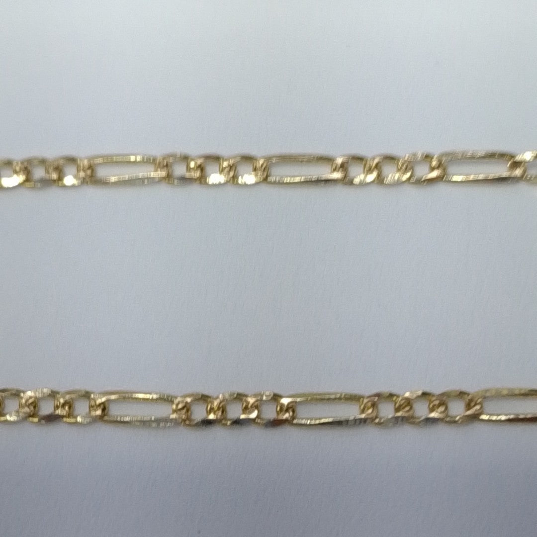 CADENAS 3X1 ORO 14K 55 CM 3.7 GR (NUEVO)