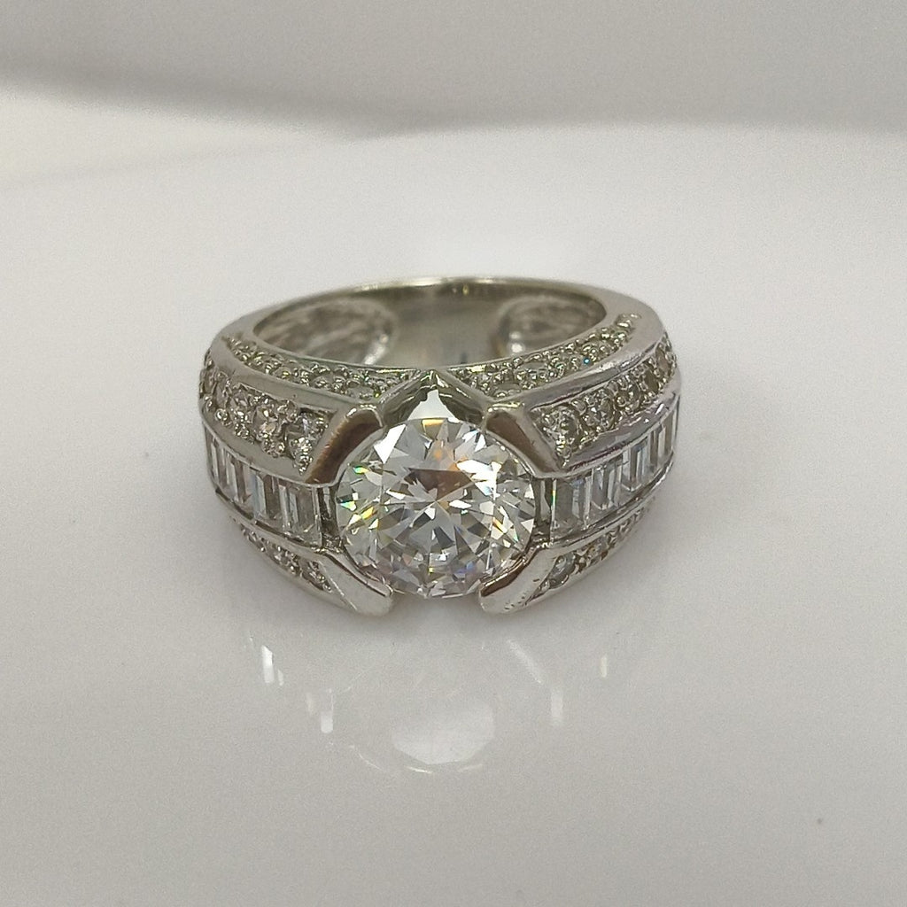 ANILLITO ORO BLANCO 14 K 8,70 GRMS (SEMINUEVO)
