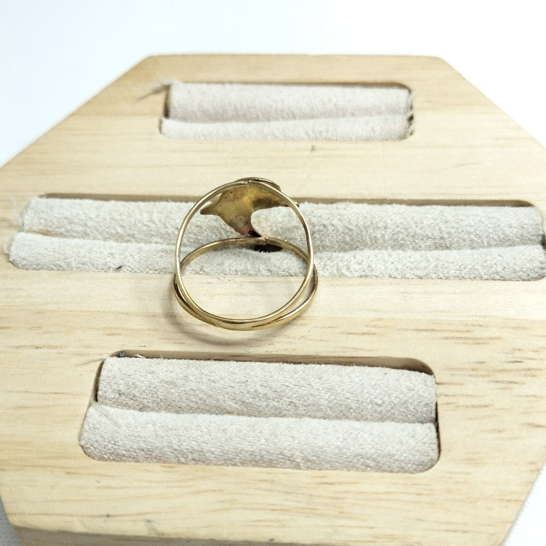 ANILLITO ORO COMBINADO 10 K 1,00 GRMS (SEMINUEVO)
