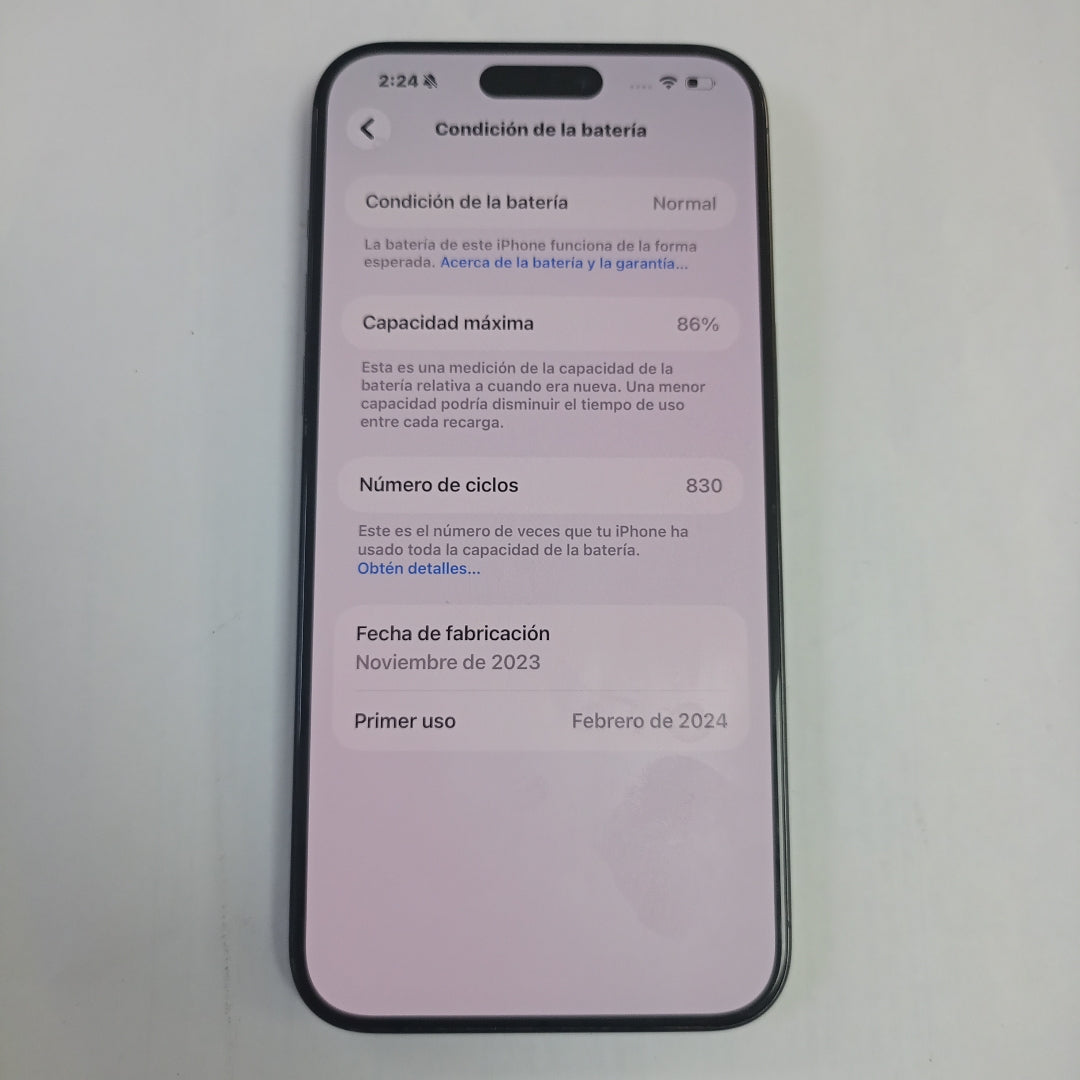 CELULAR APPLE IPHONE 15 PRO MAX A3105 (2023) 256 GB 8 GB RAM