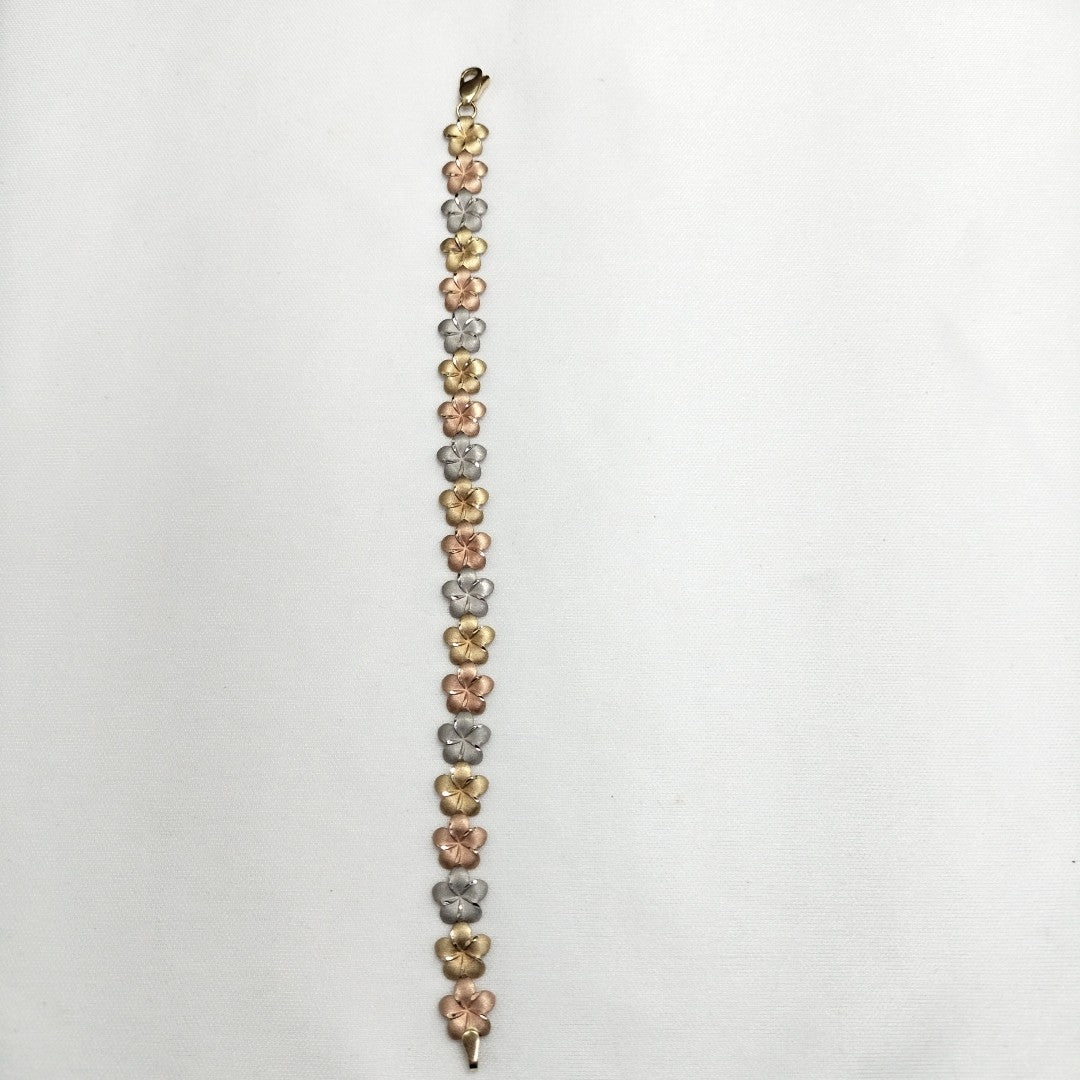 PULSERA ORO, ORO COMBINADO 10 K 4.7 GRMS (SEMINUEVO)