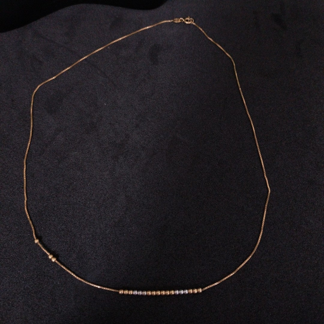 GARGANTILLA ORO 14 K 2.5 GRMS (SEMINUEVO)