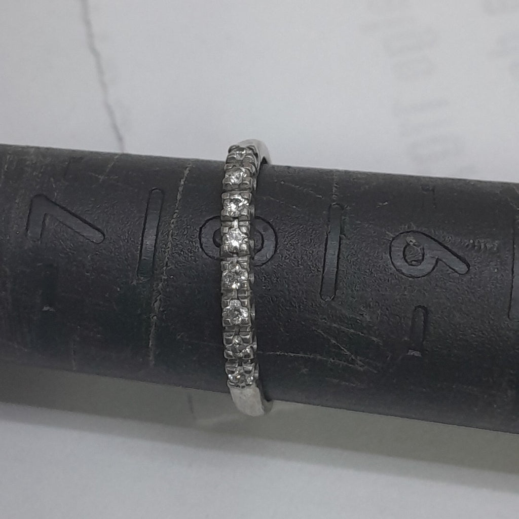 ANILLITO ORO BLANCO 14 K 1.9 GRMS (SEMINUEVO)