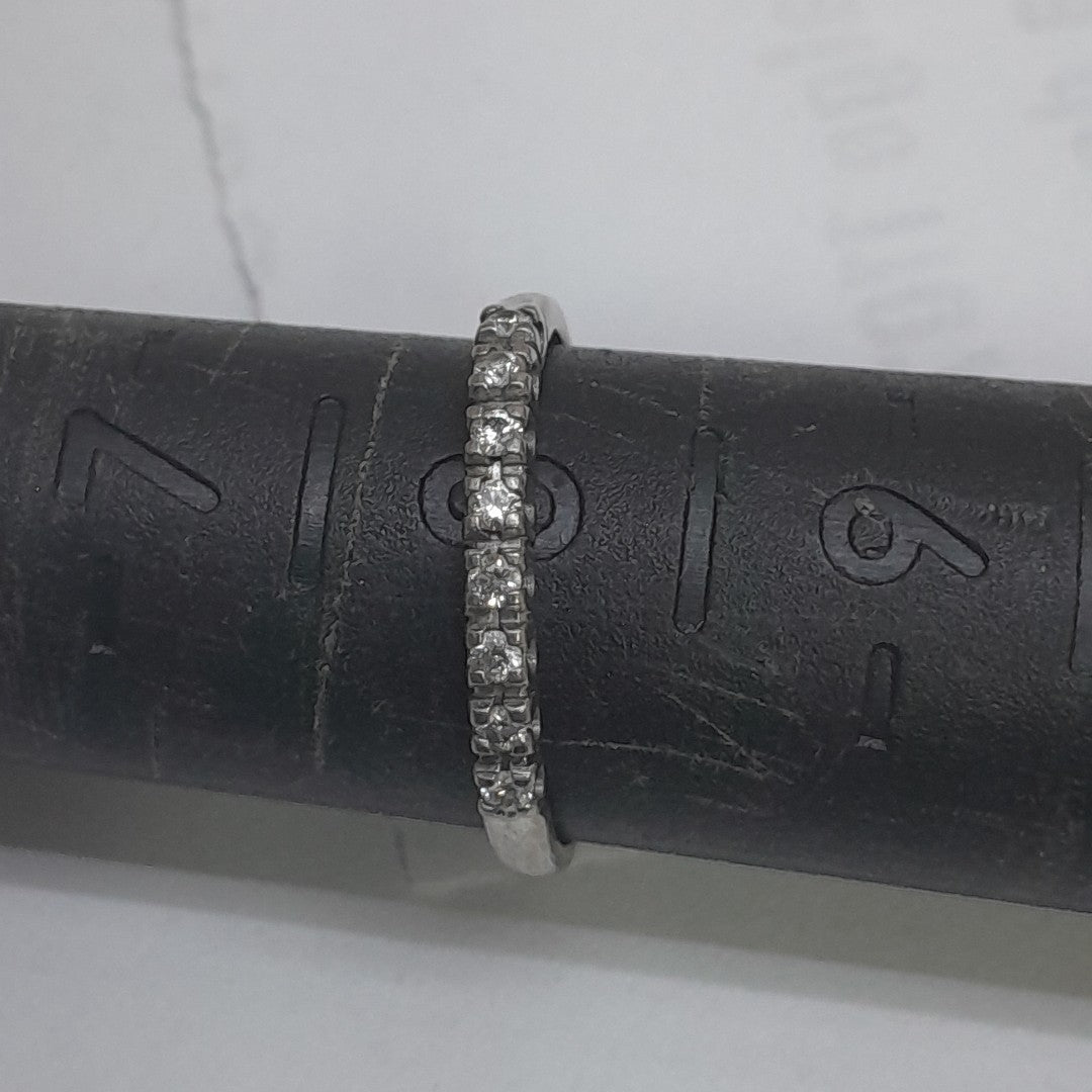 ANILLITO ORO BLANCO 14 K 1.9 GRMS (SEMINUEVO)