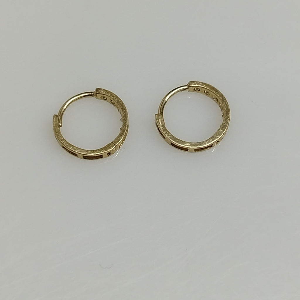 ARRACADAS PAR ORO 10 K 0.7 GRMS (SEMINUEVO)