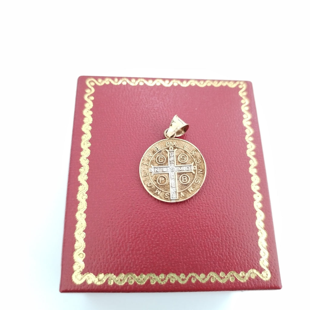 DIJE,MEDALLA RELIGIOSA ORO 10 K 1,30 GRMS (SEMINUEVO)