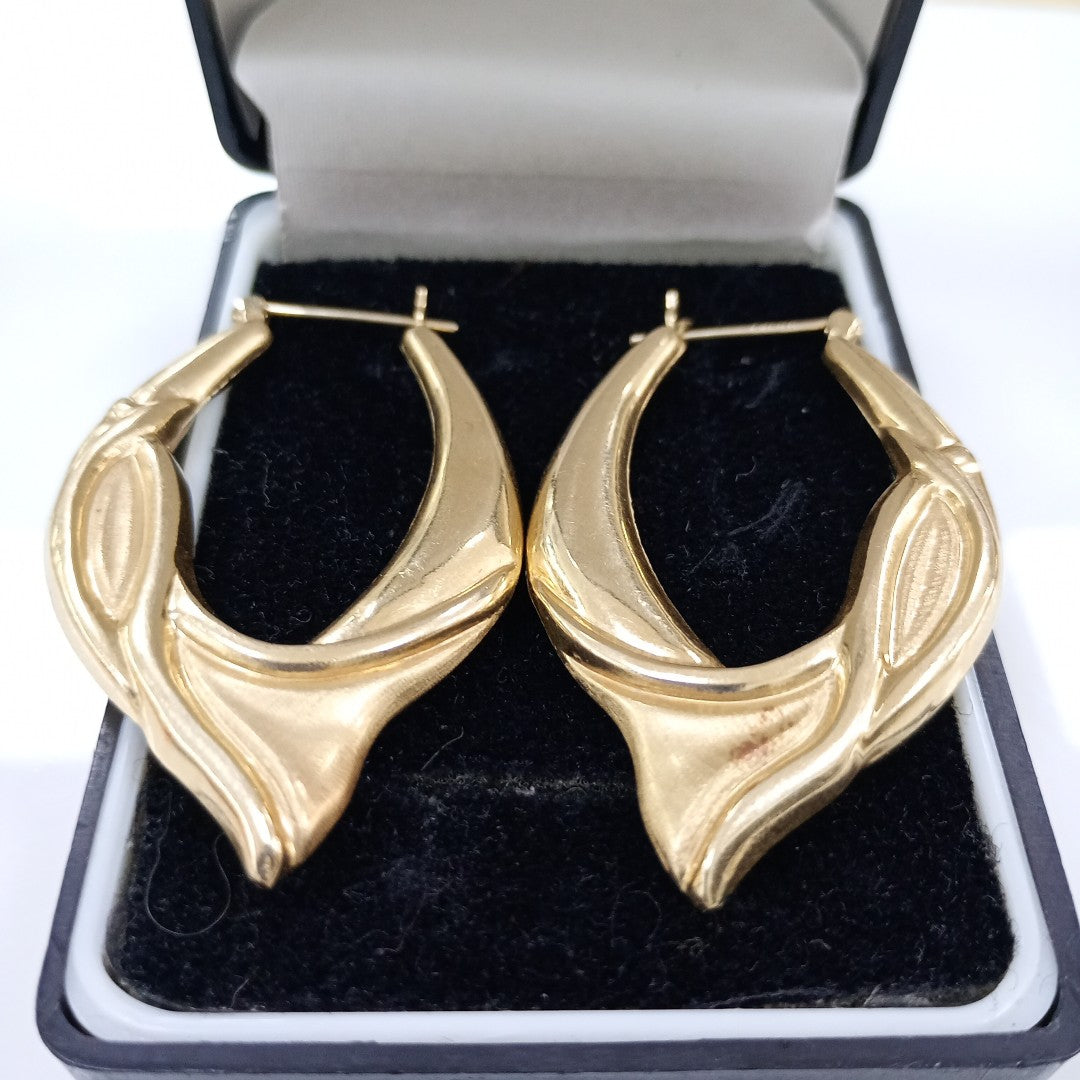 ARRACADAS PAR ORO 14 K 5,90 GRMS (SEMINUEVO)