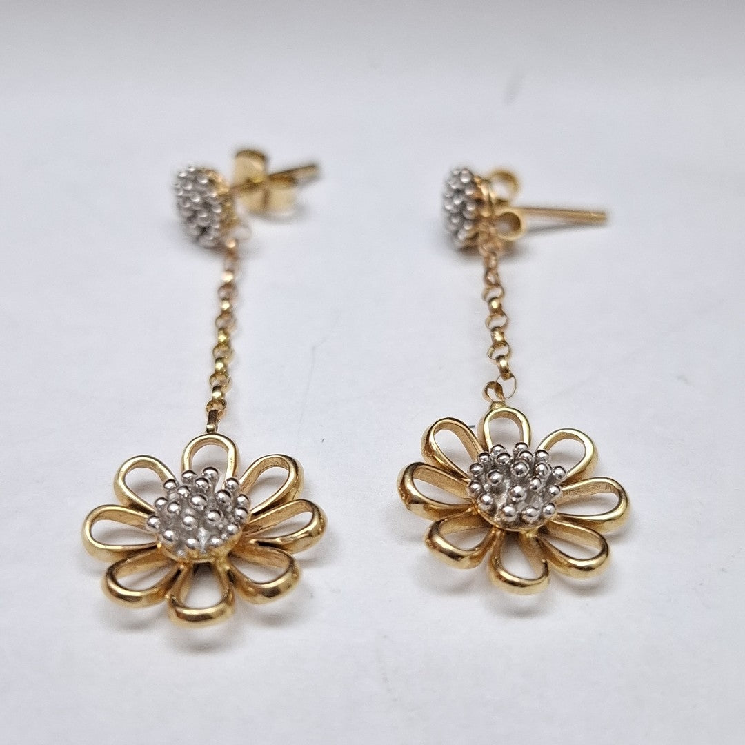 ARETES PAR ORO 14 K 4.2 GRMS (SEMINUEVO)