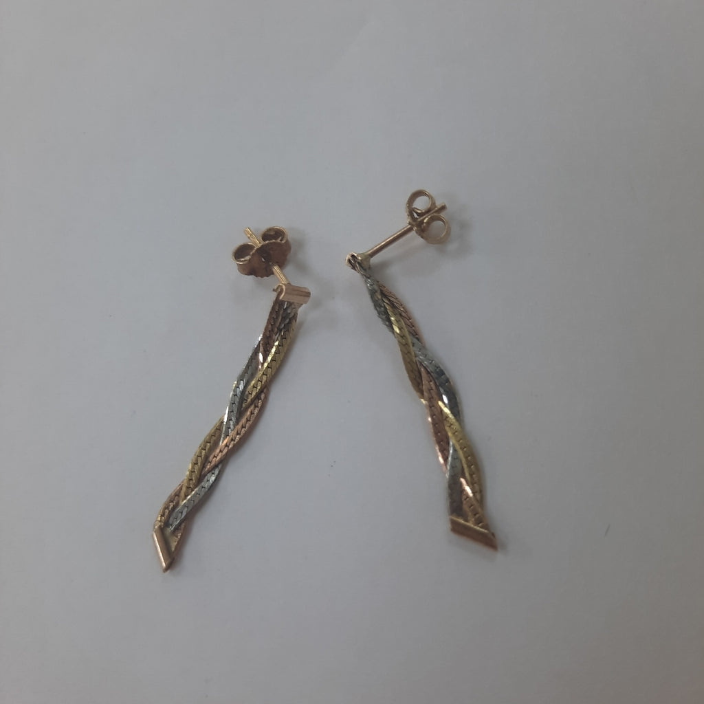 BROQUELES PAR ORO 14 K 1.3 GRMS (SEMINUEVO)