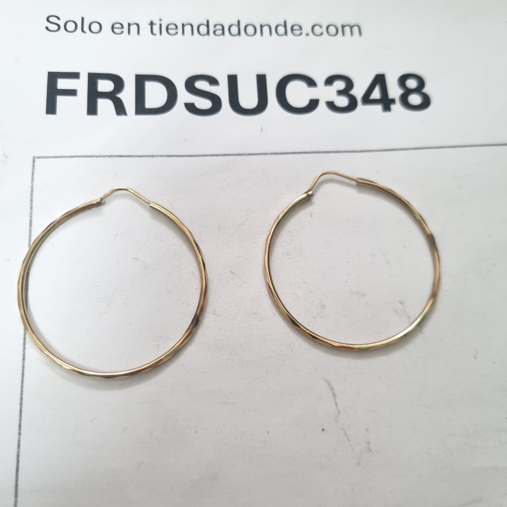 ARRACADAS PAR ORO 14 K 2.5 GRMS (SEMINUEVO)