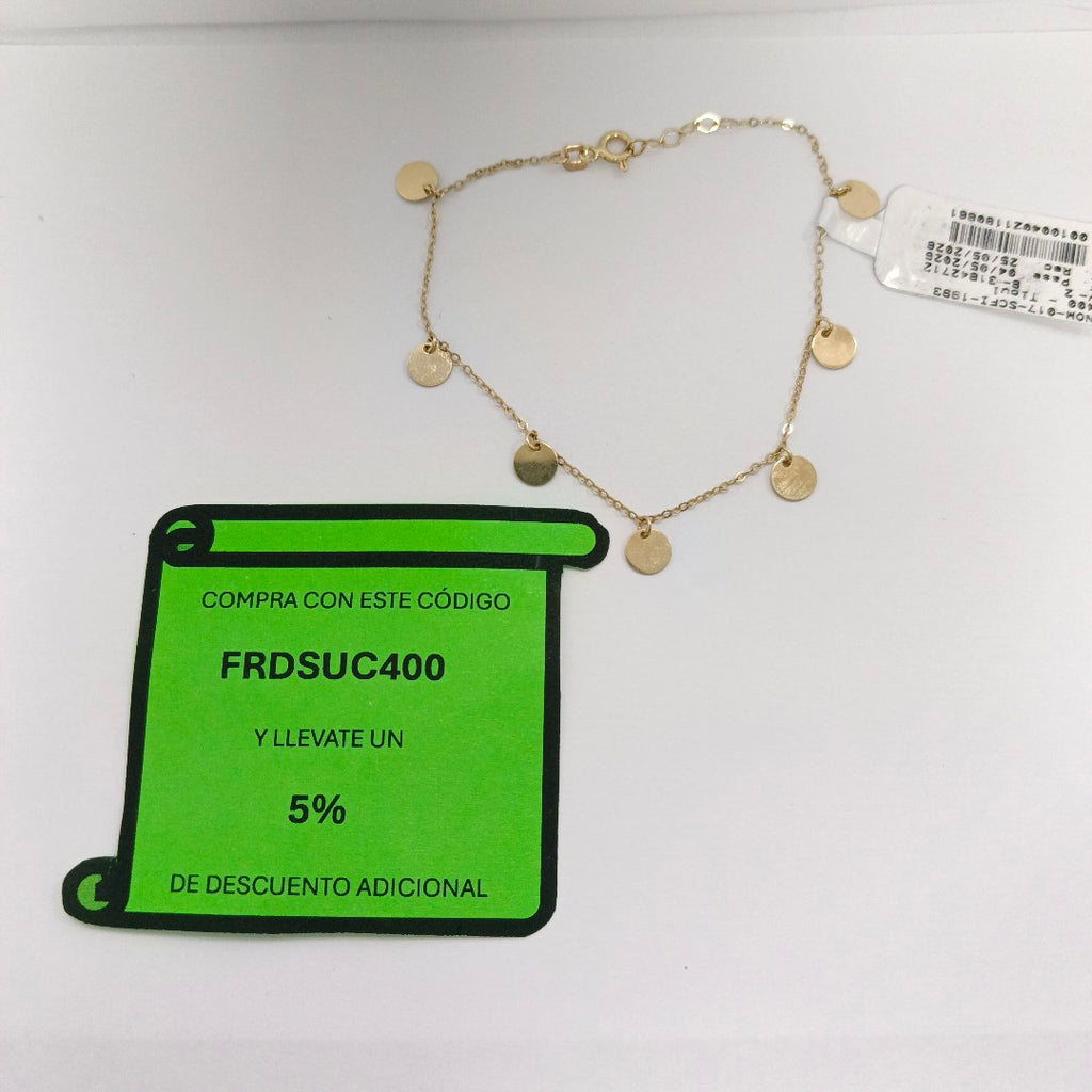 PULSERA ORO 14 K 1.7 GRMS (SEMINUEVO)