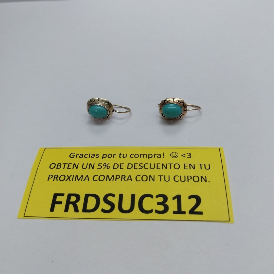 ARETES PAR ORO 10 K 1.6 GRMS (SEMINUEVO)