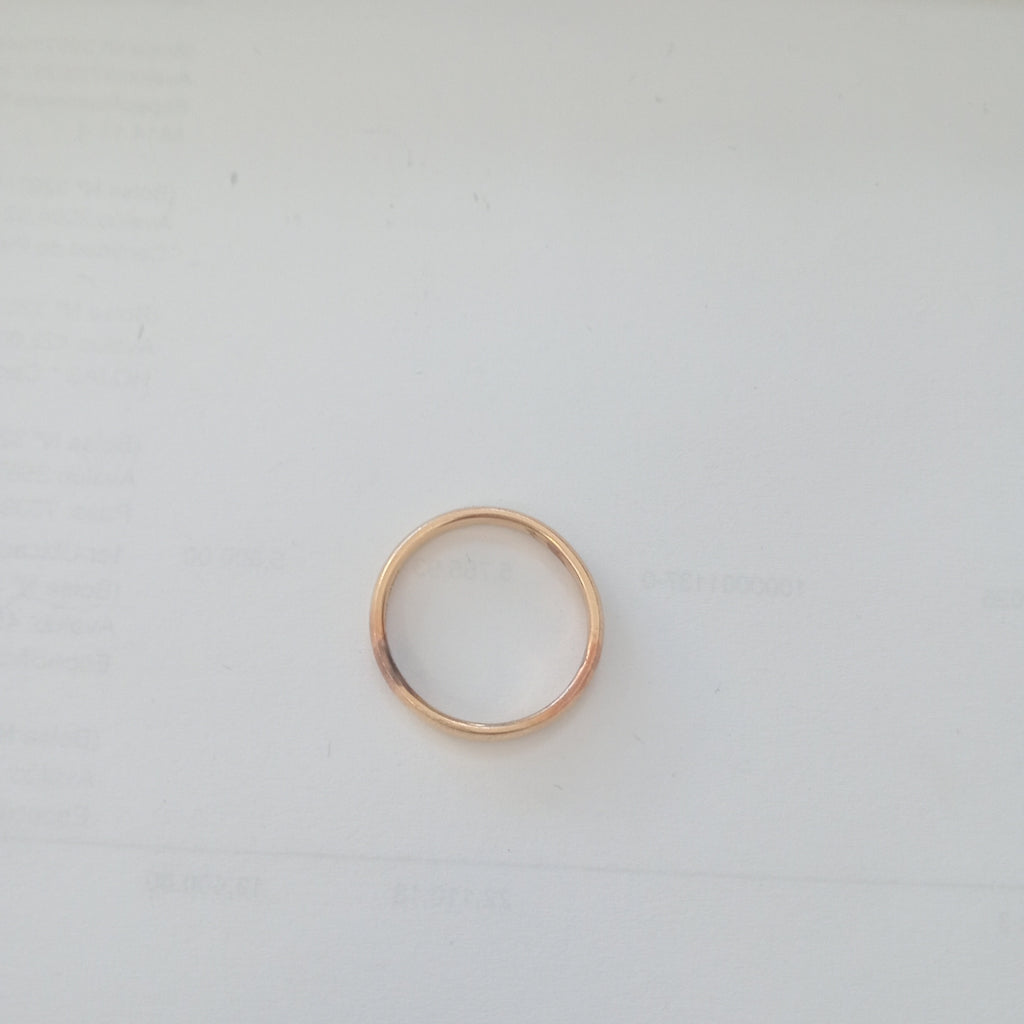 ARGOLLA ORO 12 K 3.6 GRMS (SEMINUEVO)