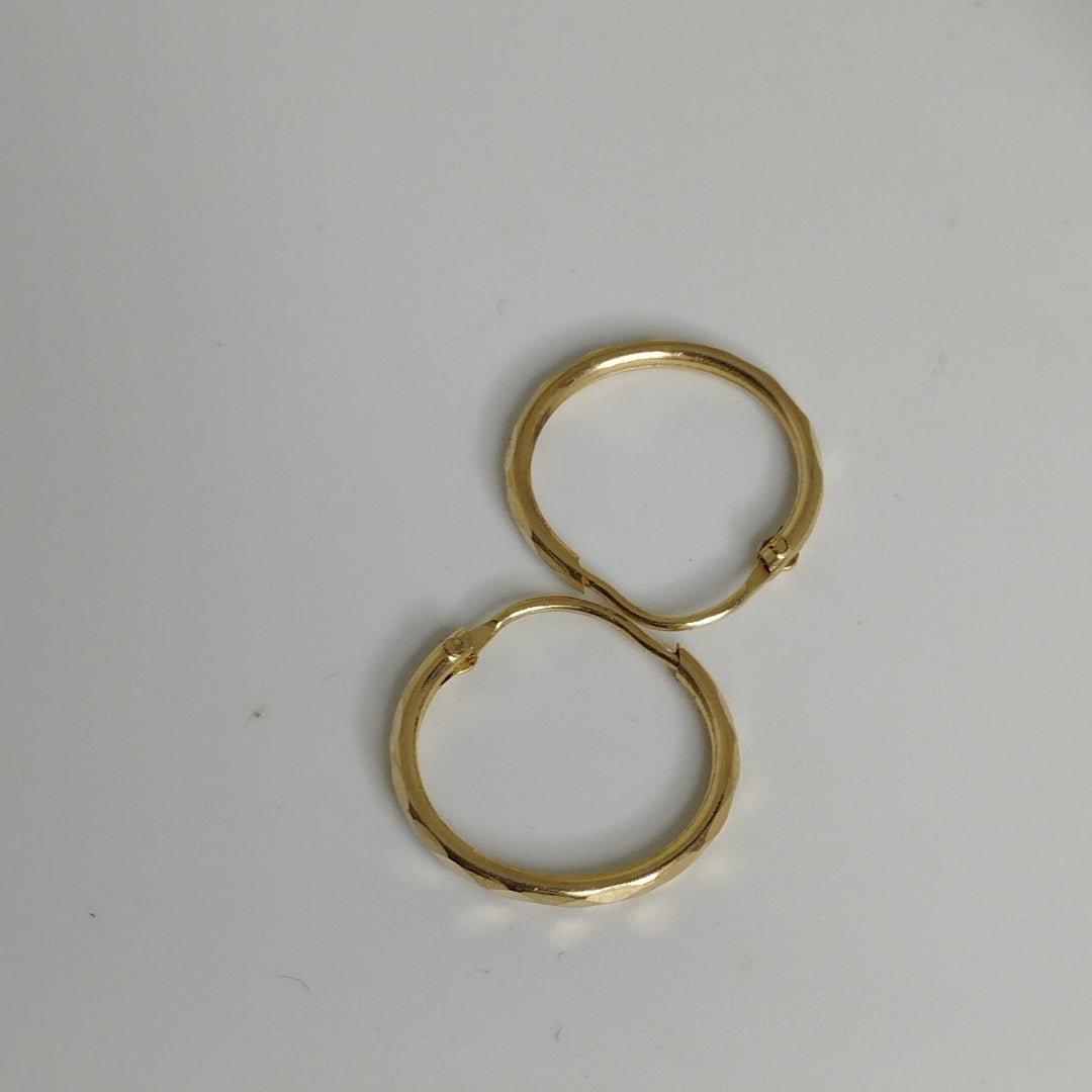 ARRACADAS PAR ORO 14 K 1 GRMS (SEMINUEVO)
