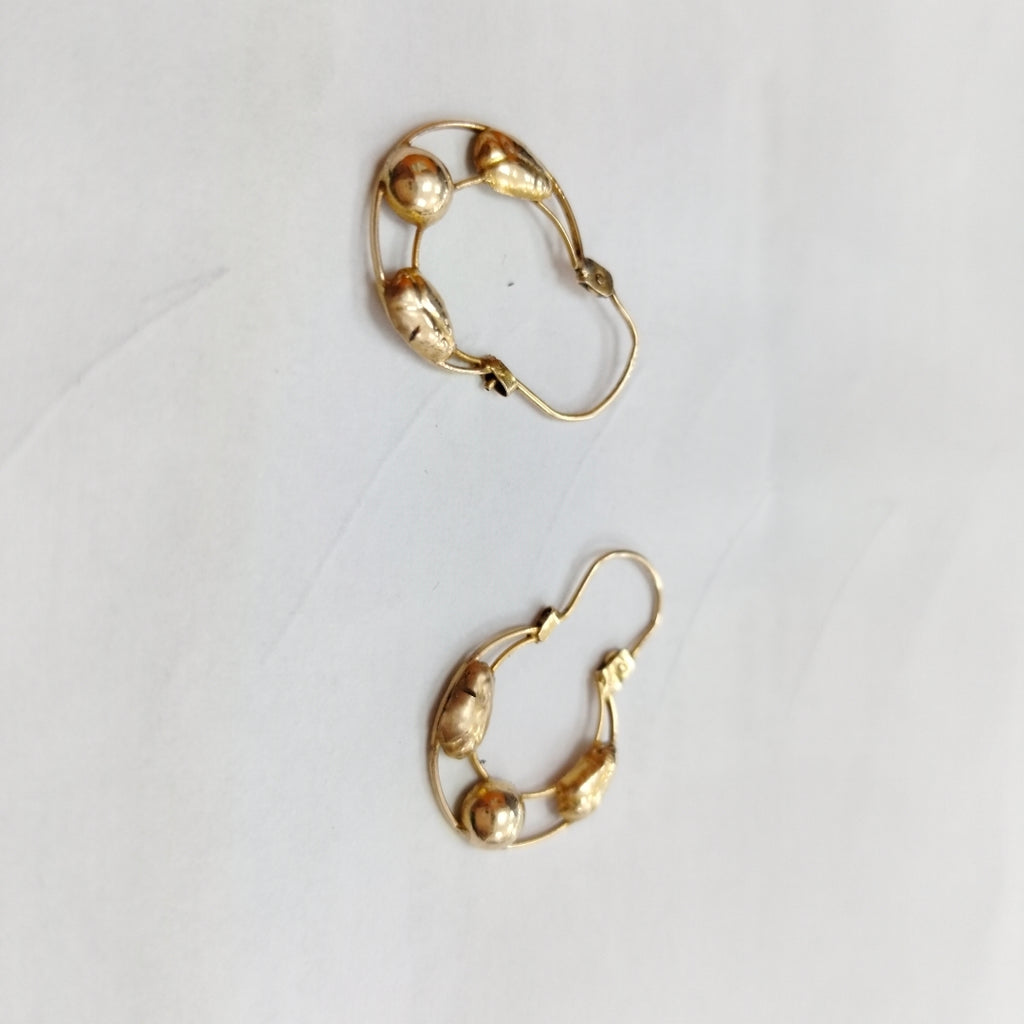 ARRACADAS PAR ORO 10 K 0,90 GRMS (SEMINUEVO)
