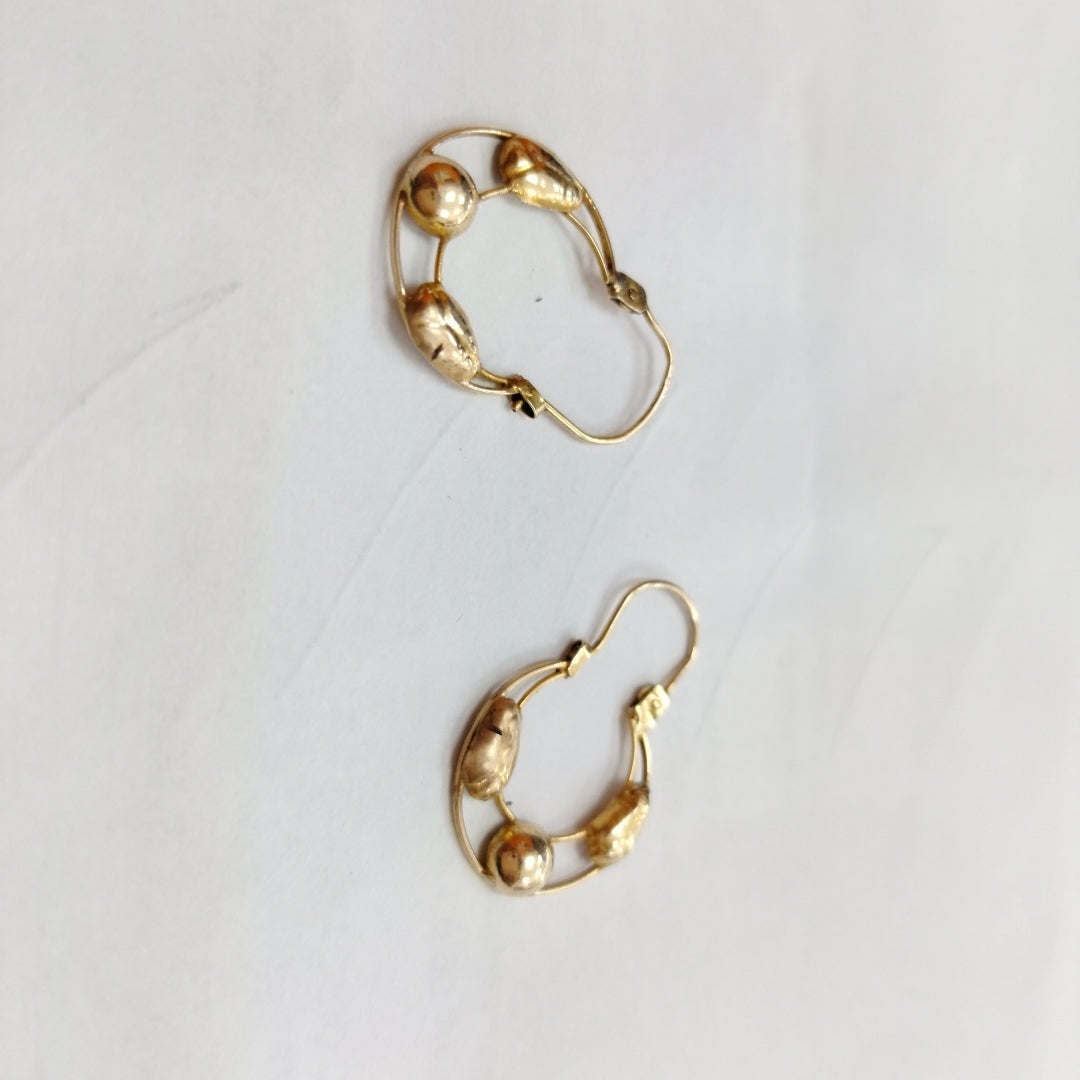 ARRACADAS PAR ORO 10 K 0,90 GRMS (SEMINUEVO)