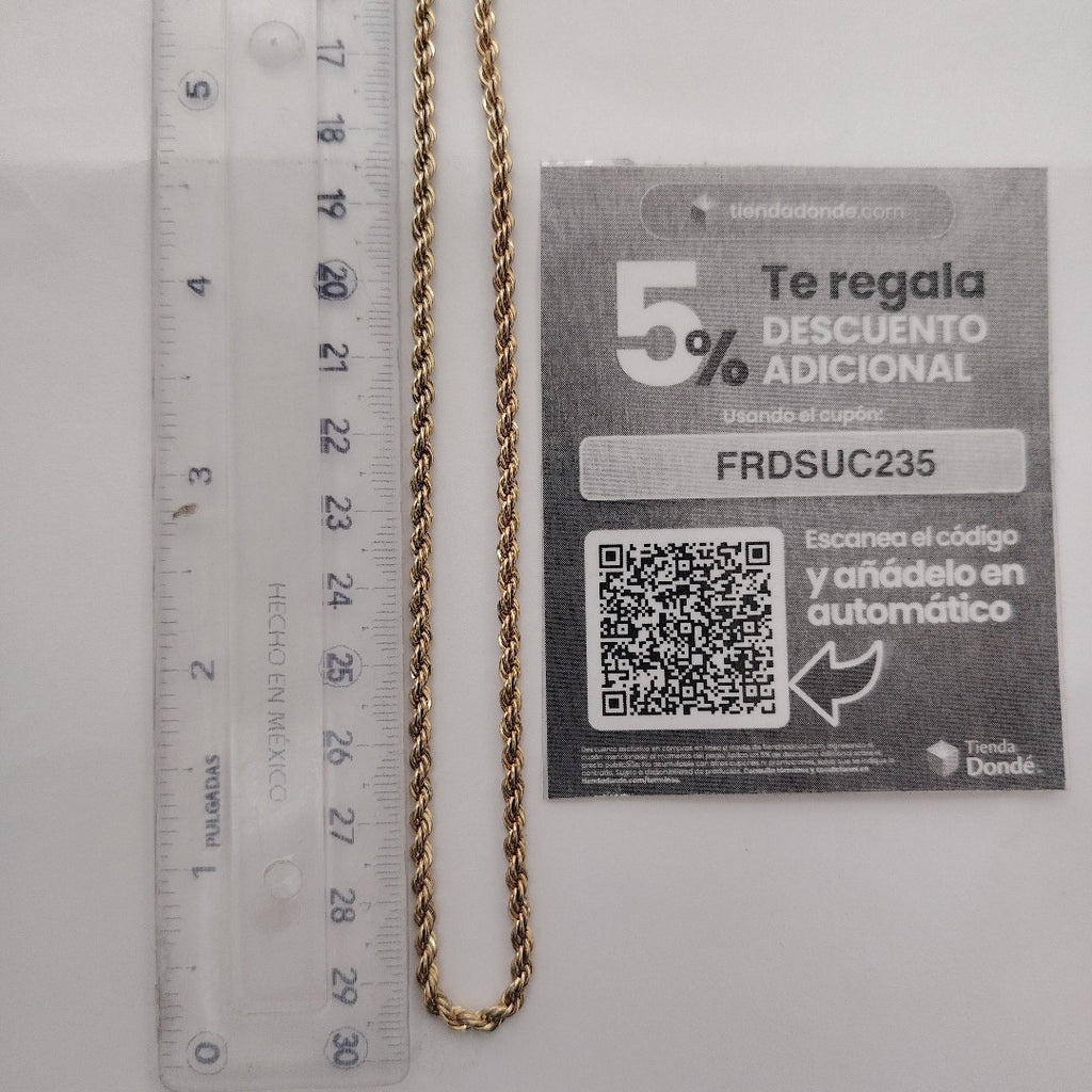 CADENA ORO 14 K 15.8 GRMS (SEMINUEVO)