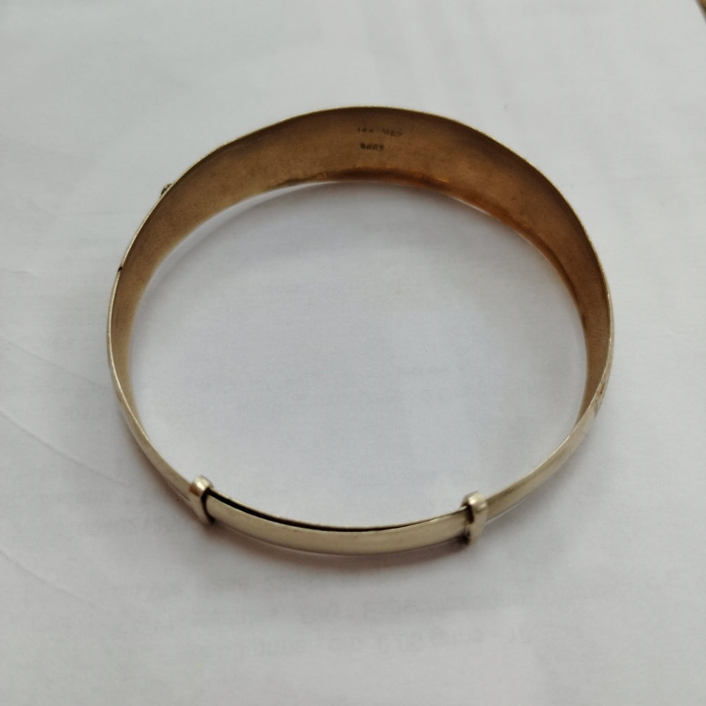 PULSERA RIGIDA ORO 10 K 10,60 GRMS (SEMINUEVO)