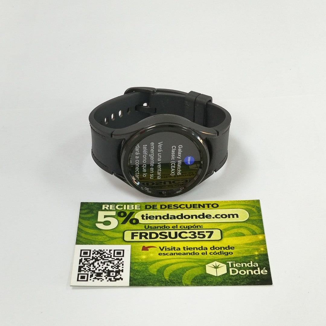 SMARTWATCH SAMSUNG GALAXY WATCH 6 CLASSIC SM-R950 43 MM GPS (SEMINUEVO)