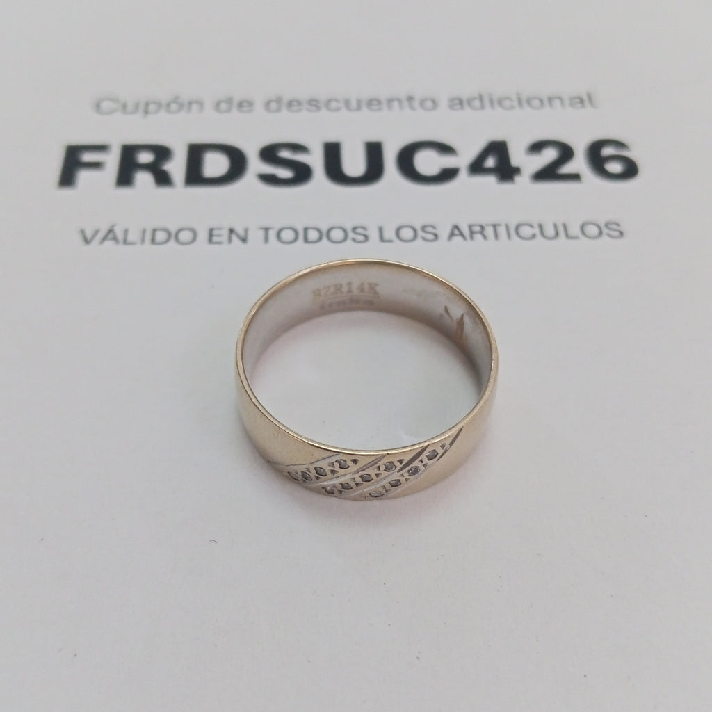 ARGOLLA ORO 14 K 4 GRMS (SEMINUEVO)