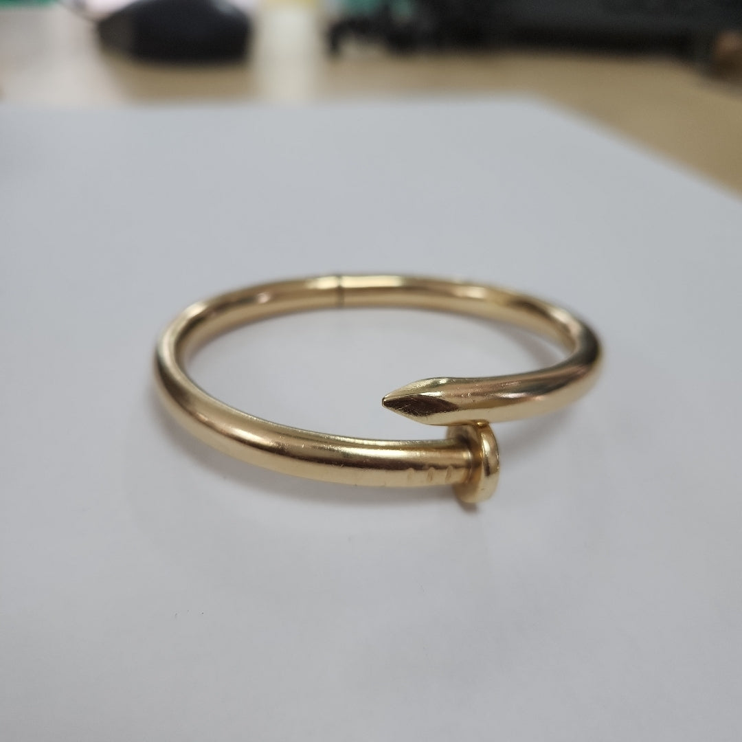 PULSERA RIGIDA ORO 14 K 24 GRMS (SEMINUEVO)