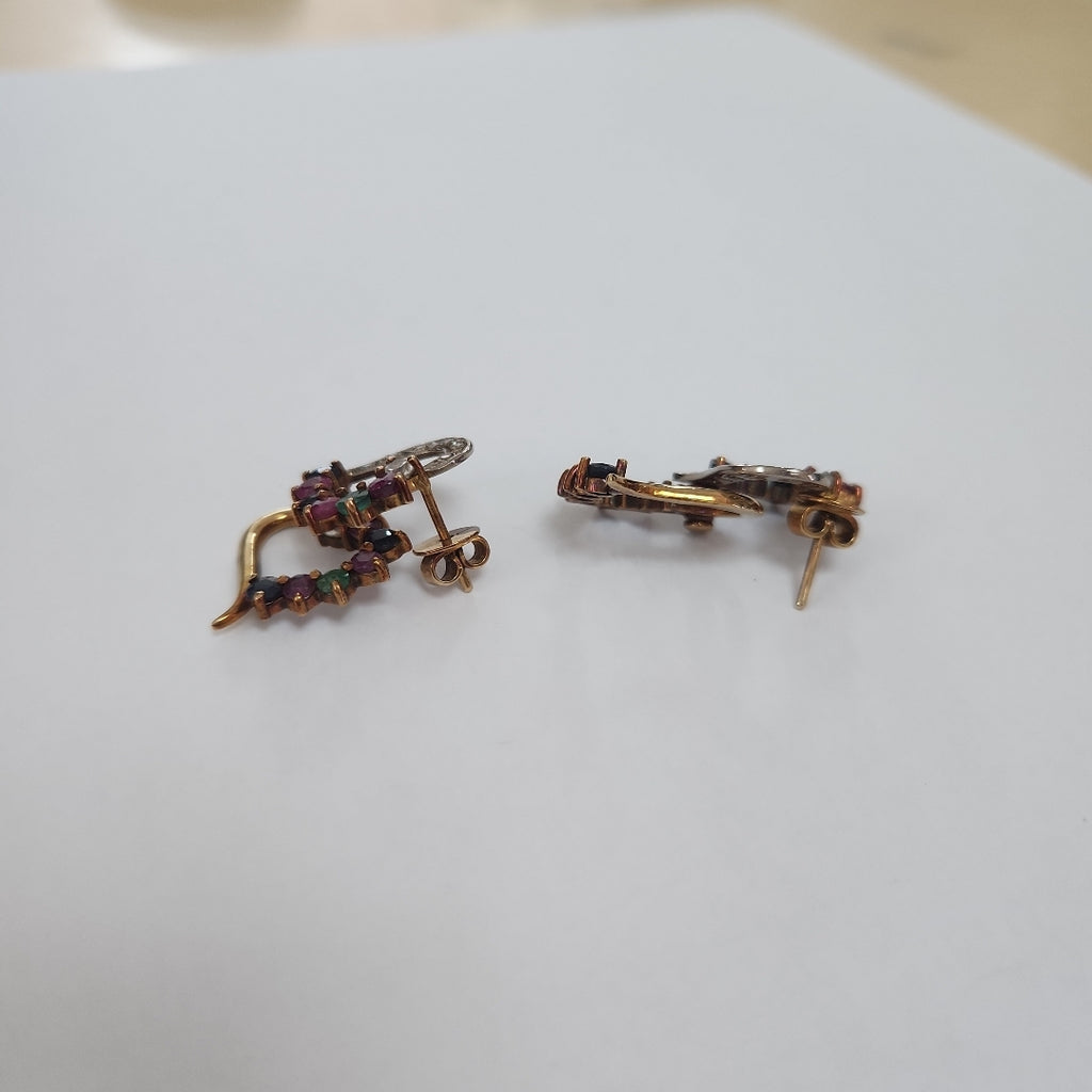 BROQUELES PAR ORO 14 K 10.5 GRMS (SEMINUEVO)