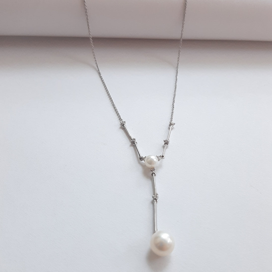 GARGANTILLA ORO BLANCO 14 K 4,20 GRMS (SEMINUEVO)